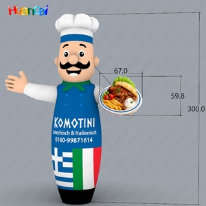 Muñeco Inflable Personalizado con Logotipo, <span class=keywords><strong>Bailarín</strong></span> Inflable para Publicidad, Decoración de Eventos al Aire Libre, Restaurante, Niño Inflable que Saluda con la Mano, Decoración Navideña - Product Image 3