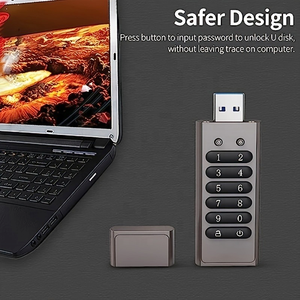 Clé USB 3.0 sécurisée avec mot de passe matériel crypté 32 Go 64 Go 128 Go et 256 Go de capacité <span class=keywords><strong>Memory</strong></span> Stick <span class=keywords><strong>Encryption</strong></span> Pen Drive - Product Image 4