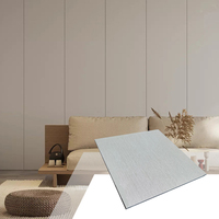 Panneau mural en PVC texturé en tissu, plaque en ardoise de charbon de bambou, panneau mural en WPC imperméable en cristal de carbone pour murs intérieurs