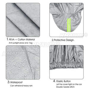 Housse de voiture imperméable 4,85x1,85x1,8m, intérieur/extérieur, protection complète contre le soleil, les UV, la neige et la poussière, universelle pour berline et SUV - Product Image 2