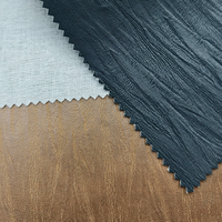 Cuir synthétique en PU à effet bicolore, tissu de base TC souple, imperméable, 340GSM, épaisseur 0,7mm, directement de l'usine KEJIA
