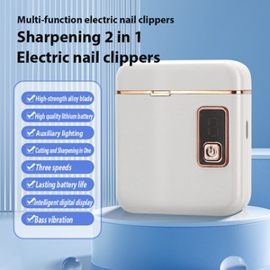 Polishing Baby Clipper Trimmer Automatic Nails Safety Convenient 2-In-1 File Usb Scissors Electric Automatic Nail Clippers - Product Image 2