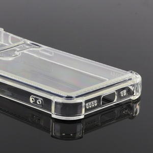 1.5MM TPU precisione foro chiaro titolare della carta nuovo portafoglio cassa del telefono per <span class=keywords><strong>iPhone</strong></span> <span class=keywords><strong>13</strong></span> <span class=keywords><strong>Mini</strong></span>/<span class=keywords><strong>13</strong></span> pro max copertura trasparente del paraurti - Product Image 4