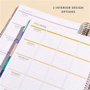 Tùy chỉnh lá lỏng lẻo Refill giấy giáo viên bài học kế hoạch 2026 cho 6 Vòng A5 chất kết dính bơm lại chương trình nghị sự máy tính xách tay - Product Image 5