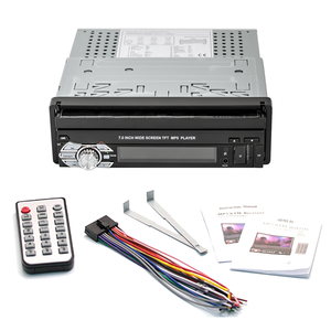 Bestree auto électronique 1 din lecteur dvd voiture 7 pouces automatique écran rétractable voiture audio stéréo voiture mp5 avec BT FM radio aux - Product Image 6