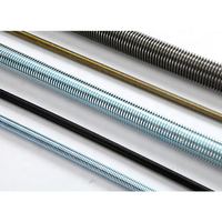 Wholesale DIN976 GR 4.8/8.8 Threaded Bar M8-M42 Carbon Steel Galvanized Full Thread Stud Bolt DIN975 Threaded Rod