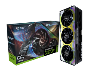 Nueva Tarjeta Gráfica GeForce RTX 5070 Ti GameRock OC 16 GDDR7 PCI-E 5.0 para Juegos de Escritorio, Modelo 2025, Geforce Rtx 5070 Ti Gamerock Oc - Product Image 1