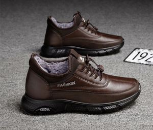 Botas de Invierno Nuevas de Algodón para Hombre, Botas de Nieve Casuales Cálidas con Forro de Terciopelo - Product Image 5