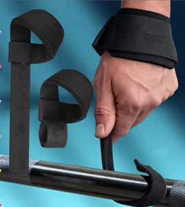 Correas de Muñeca para Levantamiento de Pesas, Antideslizantes, Autoblocantes, para Gimnasio, Asistencia en Levantamiento de Pesas, Barra de Dominadas, Entrenamiento de Fuerza - Product Image 1