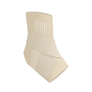 Attelle de cheville ultra-fine à compression croisée, avec rembourrage en silicone respirant et élastique, stabilisateur de cheville antidérapant à picots - Product Image 6