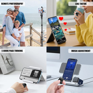 Phổ <span class=keywords><strong>Bluetooth</strong></span> 5.3 Điều Khiển Từ Xa Cho Màn Hình Cảm Ứng Điện Thoại Có Thể Sạc Lại Máy Ảnh Màn Trập Điều Khiển Ảnh Vòng Ngón Tay Grip - Product Image 6