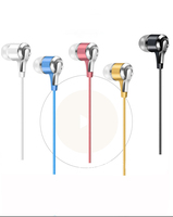 Earphone Berkabel 3.5MM dengan MIK, Efek Pengurang Kebisingan Bass Ketepatan Tinggi untuk Ponsel