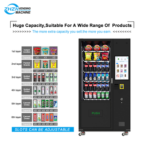 Máquina Expendedora Combinada de Aperitivos y Bebidas con Monedas y Billetes, Popular en el Mercado Estadounidense, con Pantalla Táctil - Product Image 5