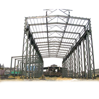 Estructura de acero de segunda mano anticorrosión para almacén, estructura de taller, a la venta
