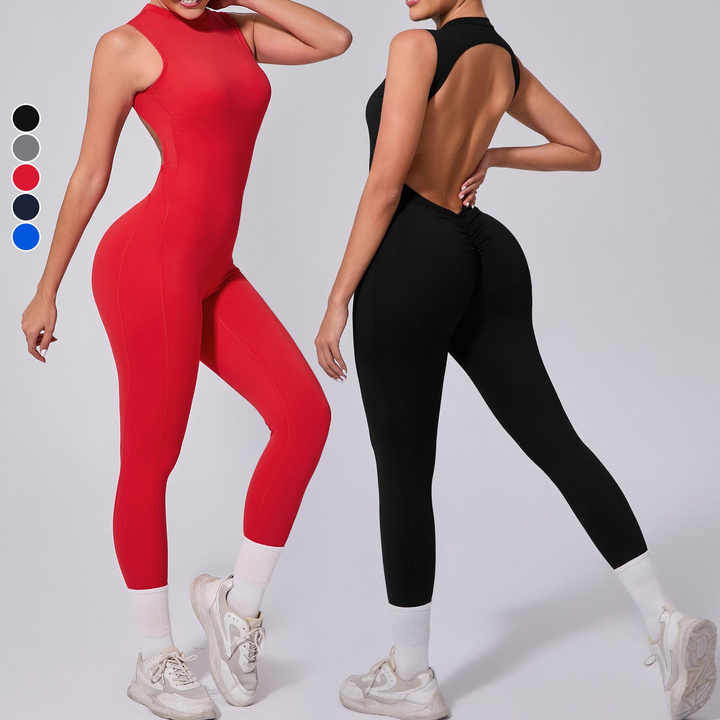 Best Quality Integrated Fitness Yoga Sports Bodysuits Jumpsuit Hip