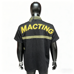 Camiseta con Patrón de Letras Personalizado, Camiseta Polo Moderna para Hombre con Bordado y Manga Corta - Product Image 2