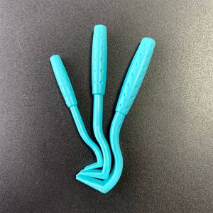 Haustier 3 Stück ABS Kunststoff Haustier Reinigungs mittel Haken Kratzen Zecken Werkzeug Floh Laus Entferner Schmerzfrei Schnelle Zecken entferner - Product Image 4