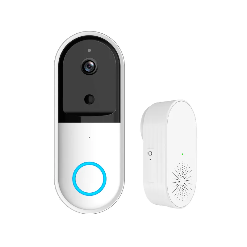 Wireless video intercom doorbell with Chime 1080P HD Wifi Security Camera IOS