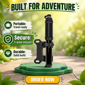 Mini pompe à vélo portable haute pression, compresseur d'air pour VTT et vélo de route, équipement de cyclisme domestique - Product Image 1