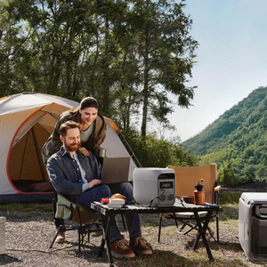 Station d'alimentation portable ECO FLOW DELTA 3 Classic 1800W à charge rapide sans fil LiFePO4 1 kWh 220V pour les voyages en voiture et le camping - Product Image 6