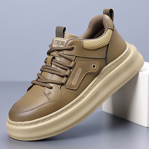 Zapatos Retro Chunky para Hombre, Punta Redonda, con Cordones, Forro de Malla Transpirable, Suela de Goma, Zapatillas Casuales de Moda Otoñal - Product Image 1