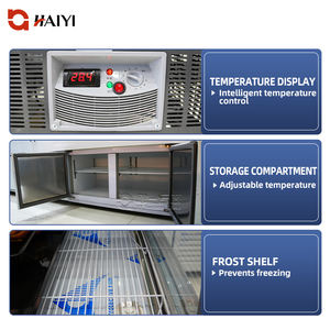 Réfrigérateur d'Exposition Commercial pour <span class=keywords><strong>Viande</strong></span> Fraîche avec Refroidissement par Air, Vitrine Réfrigérée pour Supermarché, <span class=keywords><strong>Boucherie</strong></span>, Charcuterie - Product Image 2