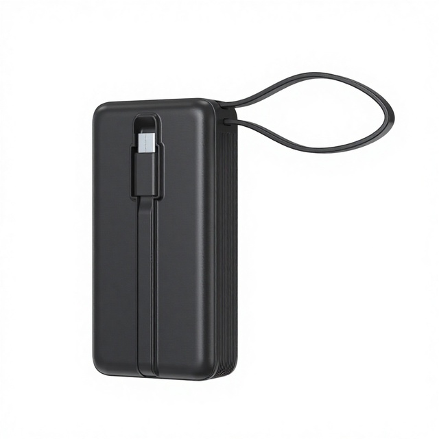 Next Gen 30W PD Fast Charge Power Bank for I-Watch & I-Phone Built in Type-C Cable Lightweight Compact Design for on the Go