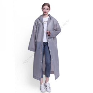 Impermeables Desechables H919 al por Mayor, Multicolores, de Plástico Ecológico, Impermeables de EVA para Exteriores, para el Hogar, para Adultos, Largos - Product Image 1