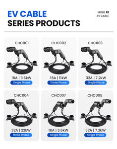 Nouveau câble de charge EV durable 16A Type 2 3,6 kW monophasé 10 m, prise autonettoyante standard UE, chargeur rapide pour véhicule électrique - Product Image 3
