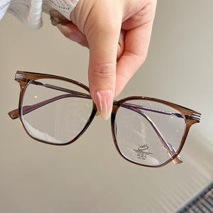 Nouvelles lunettes anti-lumière bleue TR90 ultralégères, monture complète, forme quadrilatère, pour femmes, avec verres AC. - Product Image 4