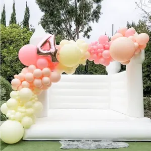 Trẻ em thương mại Jumper bên cho thuê thiết bị nhảy lâu đài Inflatable Bouncer Inflatable Trắng nhà bị trả lại bouncy lâu đài - Product Image 6