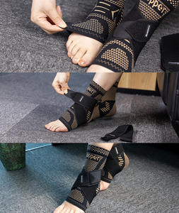 Soporte de Tobillo Deportivo para Exteriores <span class=keywords><strong>Liveup</strong></span> LS5827, con Correas de Cobre, Transpirable, de Fibra de Nailon, Desodorante, Profesional, Venta al Por Mayor - Product Image 5