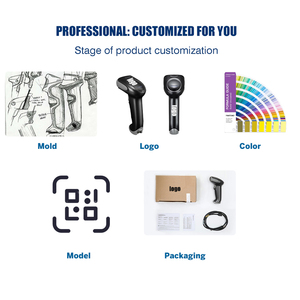 Guotao nhà máy bán hàng trực tiếp p93 2D QR Mã máy tính để bàn Máy Quét Mã Vạch OEM có thể thay thế ds9308 Máy quét mã vạch với biểu tượng tùy chỉnh - Product Image 5