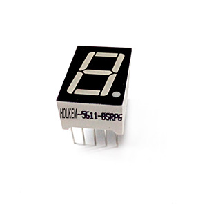 0.56 Inch <strong>Single</strong> <strong>Digit</strong> <strong>7</strong> <strong>Segment</strong> <strong>Led</strong> <strong>Display</strong> Bi-colors Super Red +pure Green Houkem-5611-BSRPG 10pins - Product Image 1