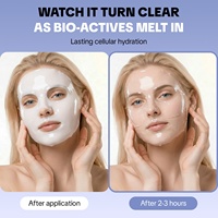Masque Hydrogel Bio Collagène Multi Acide Hyaluronique Hydratation Profonde Nuit Hydratant Resserre les Pores Masque Facial en Tissu OEM ODM