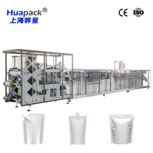 Máquina Llenadora y Selladora Horizontal Automática Completa con Boquilla Vertical para Llenado de Pasta, Sólidos y Salsas, Máquina de Envasado de Bolsas HFFS - Product Image 5