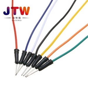 สายจัมเปอร์สำหรับบอร์ดทดลอง JTW 65 ชิ้น หลายสี แกนทองแดง ฉนวนพีวีซี ขาเสียบแบบตรง สำหรับงานอิเล็กทรอนิกส์ - Product Image 4