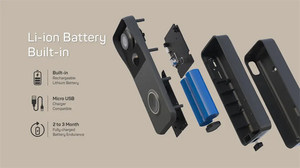 بطارية HP لكاميرا Tuya ، <span class=keywords><strong>P</strong></span> للرؤية الليلية ، HD Tuya جرس باب لكاميرا الفيديو - Product Image 5