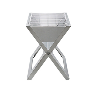 Griglia Pieghevole da Tavolo Portatile a Carbone per <span class=keywords><strong>Barbecue</strong></span>, Campeggio e Giardino, <span class=keywords><strong>con</strong></span> Telaio <span class=keywords><strong>in</strong></span> Acciaio Inox GARIDA GCBG-009 - Product Image 4