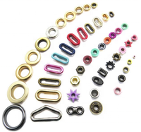 2mm 3mm 3.5mm 4mm 4.5mm 5mm 6mm 8mm Boutonnières métalliques Buck Oeillets Rivets