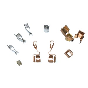 Clips à ressort en V Taixinsheng en bronze phosphoreux, cuivre béryllium, bronze nickelé – Contacts électroniques personnalisés pour matériel électronique - Product Image 1
