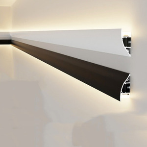 Perfil de aluminio para montaje en superficie, barra de luz LED para esquina superior de techo, iluminación ascendente y descendente, luz de fondo para techo interior. - Product Image 4