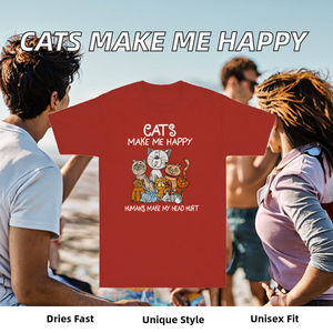 T-shirt décontracté personnalisé sérigraphié pour hommes et femmes, motif amusant, 100 % coton/coton/bambou, anti-plis, séchage rapide - Product Image 2