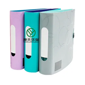 Factory Supply Waterproof PP Plastic Office Stationery Custom Stainless Steel Ring Binder With Logo A4 Lever Arch Files