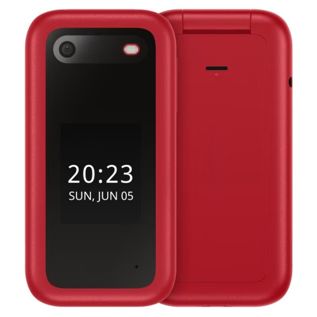 New 2.8 Inch Screen 2G Dual SIM Flip Phone with Long Battery Life,Large Buttons and Emergency SOS Call for Seniors and Students