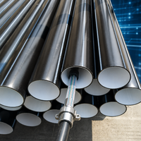 Conduit en PEHD de haute qualité avec noyau en silicone pour la protection des câbles à fibres optiques, tuyau de télécommunication souterrain, OEM ODM