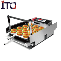 Produit chaud Machine à hamburger commerciale burger patty formant la machine distributeur automatique burger grille-pain vertical