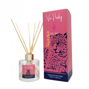 100ml English Pear Rattan Wood Glass Eco-Friendly BPA Free Alcohol Free Fresh Aromatherapy Candle Air <b>Diffuser</b> Long Lasting - Product Image 2