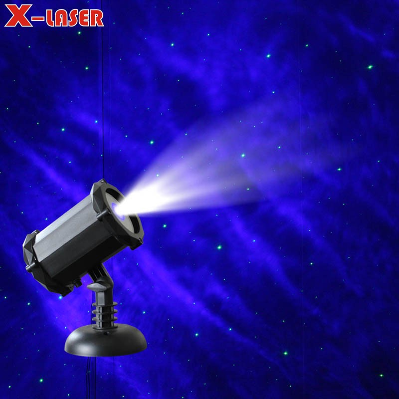 Лазерный проектор звездного неба со светодиодной синей подсветкой, Рождественские огни, подходят для украшения спальни, семейной вечеринки, KTV