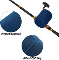 Housse de protection en néoprène pour moulinet de pêche, étanche et antichoc, sac de protection portable pour moulinet spinning, pour usage extérieur, équipement de pêche en gros